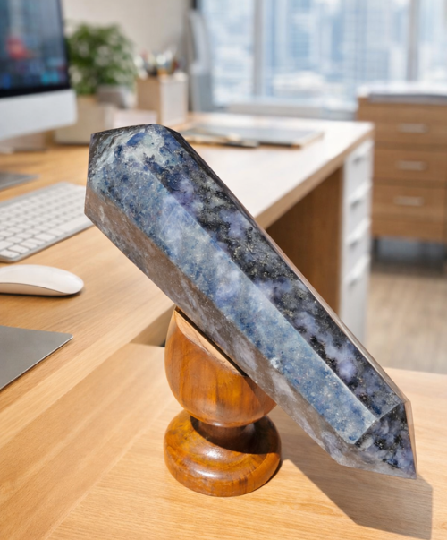 Double Terminated Iolite Point